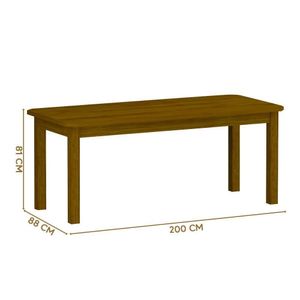 Mesa De Jantar Para 8 Lugares Madeira Maciça Safira Imbuia Shop Jm