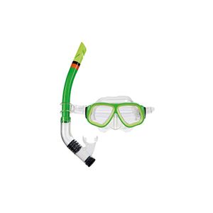 Máscara de Mergulho e Snorkel Juvenil - Verde MOR