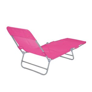 Cadeira Espreguiçadeira Textiline - Rosa