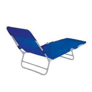 Cadeira Espreguiçadeira Textilene Azul Marinho