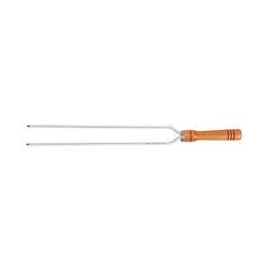 Espeto Alumínio Duplo para Churrasco 80cm