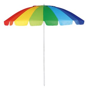Guarda-Sol 2,20m de Poliéster Rainbow Alumínio