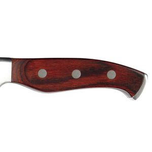 Faca 10" em Aço Inoxidável e Cabo em Madeira Steel