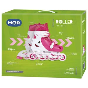 Roller Infantil Rosa - Tamanho P 30-33 MOR