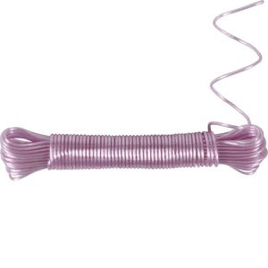 Corda Revestida para Varal 15m - Rosa
