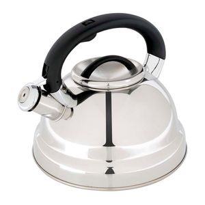 Chaleira Aço Inox 3 Litros Fundo Triplo Diletta Preta