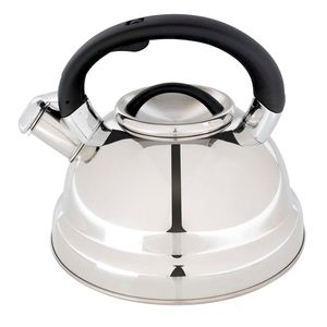 Chaleira Aço Inox 3 Litros Fundo Triplo Diletta Preta
