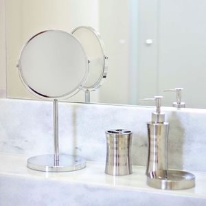 Espelho de Aumento Dupla Face Pedestal