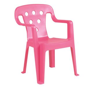 Poltroninha Plástica Kids Rosa MOR