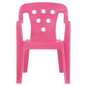 Poltroninha Plástica Kids Rosa MOR