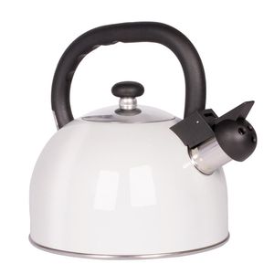 Chaleira Aço Inox 2,5 Litros Mattina - Branco