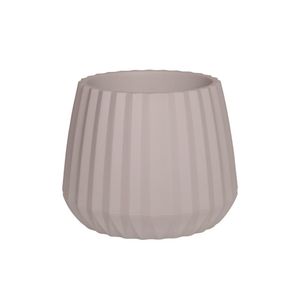 Vaso Cachepot Wave 31cm Branco Antigo