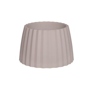 Vaso Cachepot Wave 31cm Branco Antigo