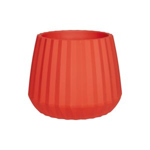 Vaso Cachepot Wave 37cm Argila