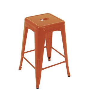 Banqueta Industrial Medium Laranja