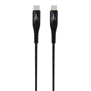 Cabo USB-C para USB-C, 10Gbps, 100W, Linha Sampa, iPlace, 1,2m, Preto