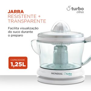 Espremedor Mondial Turbo Citrus E-01