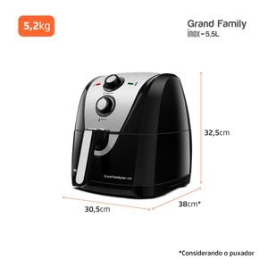 Fritadeira Elétrica Mondial Grand Family 5,5L AF-55i