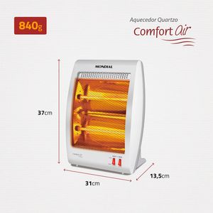 Aquecedor Halógeno Mondial  Comfort Air A-09
