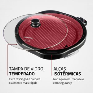 Grill Redondo Mondial Cook & Grill G-03-RC