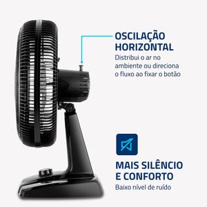 Ventilador de Mesa Mondial - Turbo 06 Pás - VT-40-NB