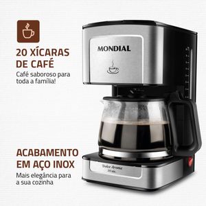 Cafeteira Elétrica Mondial C-43-20X-SI