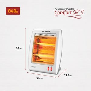 Aquecedor Quartzo Comfort Air II Mondial A-15