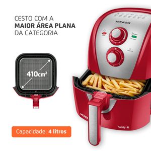 Fritadeira Sem Óleo Air Fryer 4L Mondial AFN-40-RI