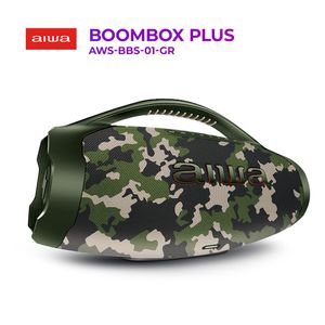 Caixa de Som Boombox Plus AIWA BBS-01-GR 200W BT 30H IP66 USB Verde