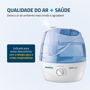 Umidificador de Ar Ultrassônico Mondial Comfort Air 2 NUA-02