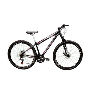 Bicicleta Track e Bike TB Niner Aro 29 Freio a Disco Quadro 15 - Preto/Pink