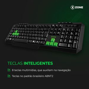 Teclado Gamer Standard Xzone GTB-01