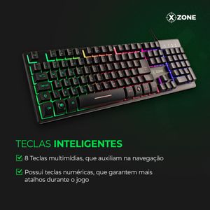 Teclado Gamer Semimecânico Xzone GTS-01