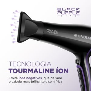 Secador de Cabelos Black Purple Mondial SCN-01