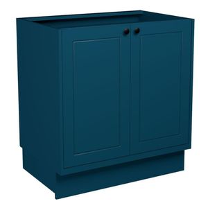 Balcão de Cozinha Herval Liz 2 Portas, Azul, 80 cm
