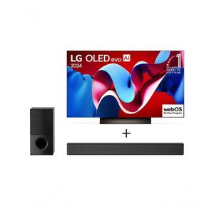 Combo Smart TV LG OLED Evo 4K C4 77'' 2024 + Soundbar SNH5