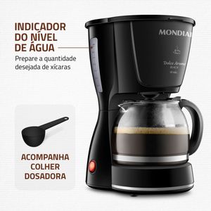 Cafeteira Elétrica Dolce Arome Mondial C-30-18X-FB