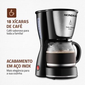 Cafeteira Elétrica Mondial Dolce Arome 18 C-30-18X