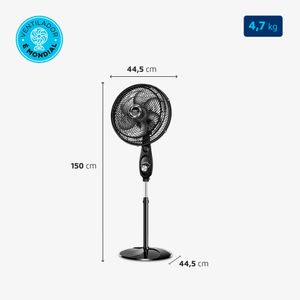 Ventilador Coluna Mondial - Turbo 06 Pás - VT-30C-NB