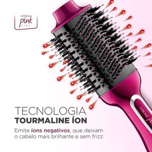 Escova Secadora Mondial Chrome Pink ES-04