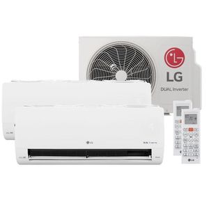 Ar Condicionado Bi-Split LG Dual Inverter Voice +IA 16000 BTUs 1x9000 1x12000 220V Frio S32Q16SA212.EB2GAM1