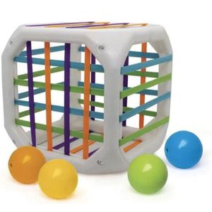 Brinquedo Educativo Cubo Entrelaçado e Bolinhas - Elka 1171