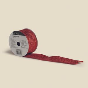 Rolo de Fita Magic Poliéster Vermelho 6cm A\CASA