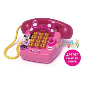 Telefone Infantil Foninho Sonoro Minnie - Elka 1061