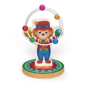Mini montanha palhaço madeira - brincadeira de criança