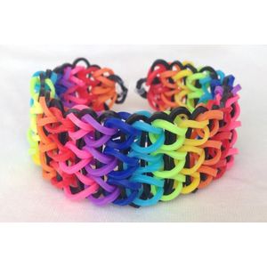 Kit Fábrica de Pulseiras Com 1200 Elásticos - i9 Brinquedos