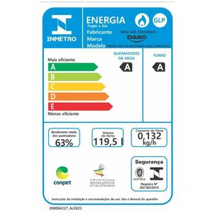 Fogão De Embutir 5 Bocas Preto C/ Frente Espelhada E Timer Digital Dako Diplomata Grill Style Bivolt