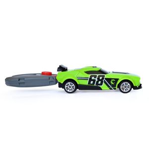 Carro Hot Wheels Com Chave Lançador Verde - Fun Divirta-se