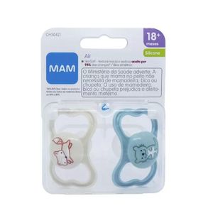 Chupeta MAM Air 16+ Embalagem Dupla Azul - Mam Baby