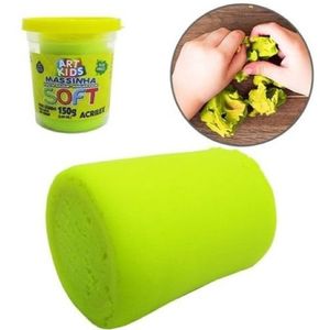 Massa de Modelar Soft Acrilex Amarelo Limão 150g